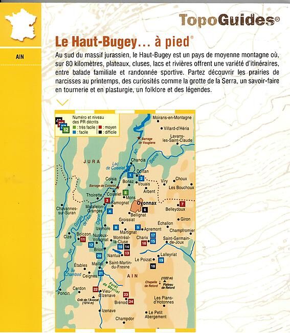 FFRP - P011 LE HAUT BUGEY A PIED FFRP