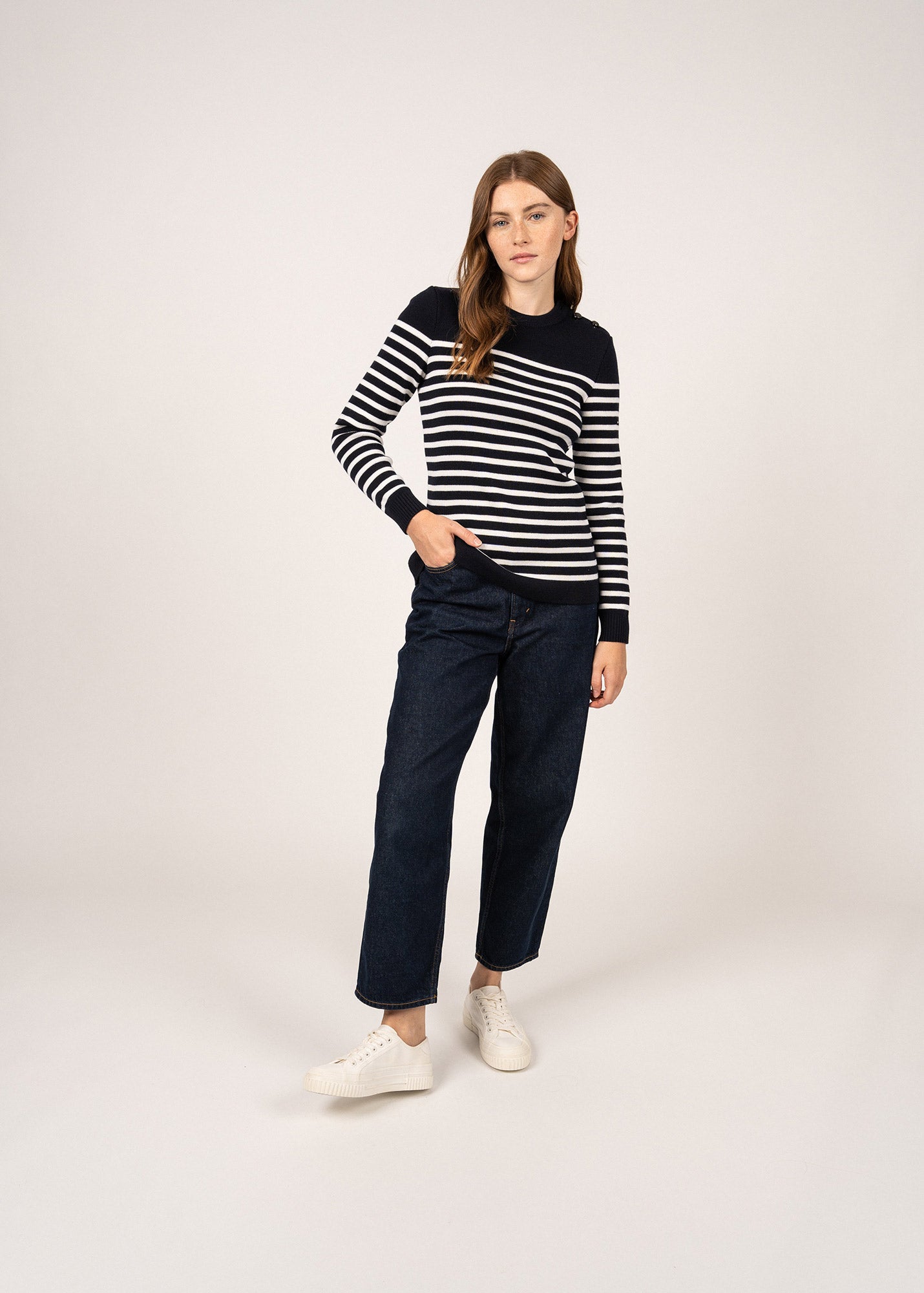 Pull marin rayé Rochefort