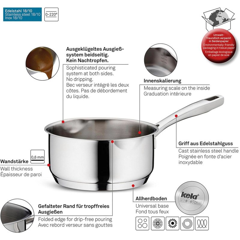 Série de 3 casseroles Flavoria - Ø 16 à 20 cm