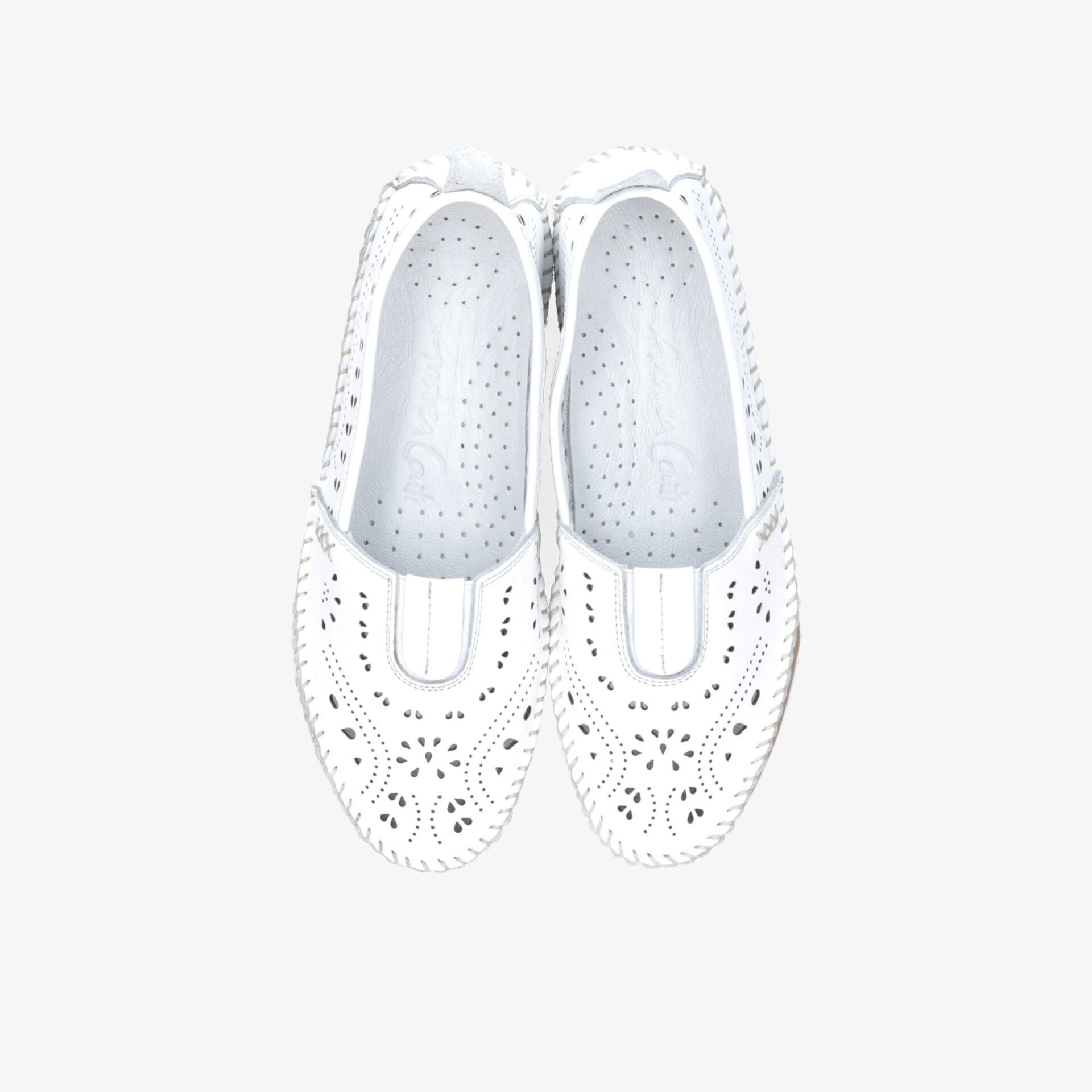 Andrea Conti Damen Slipper weiß