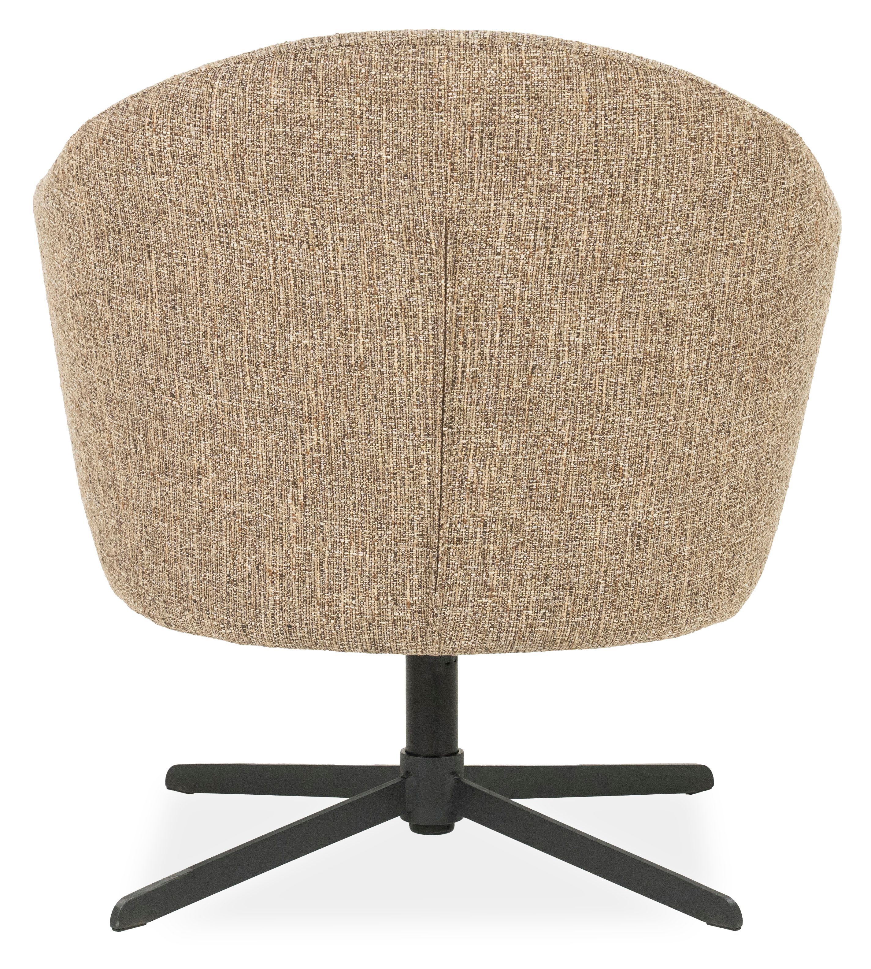 Draaifauteuil 96350 bruin Connor B74.5 x D77 x H78.5 cm