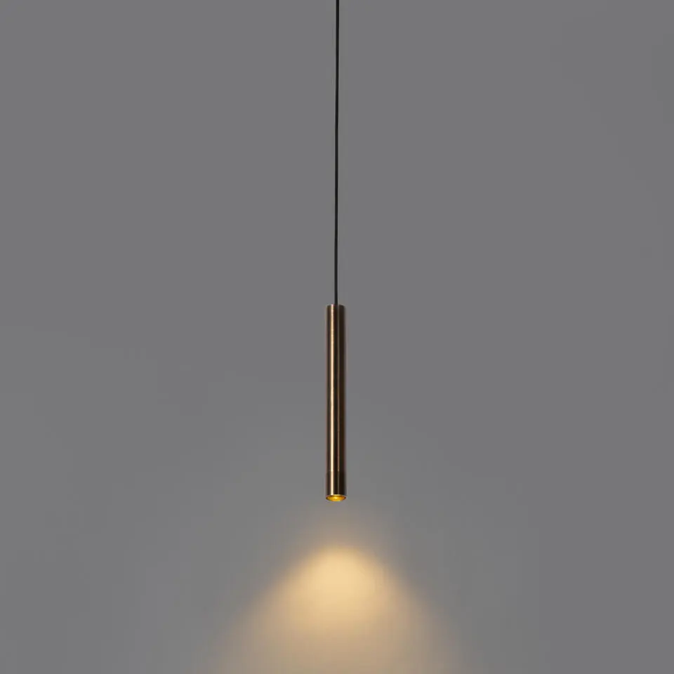 Qazqa opbouwspots slimline keno bruin g9