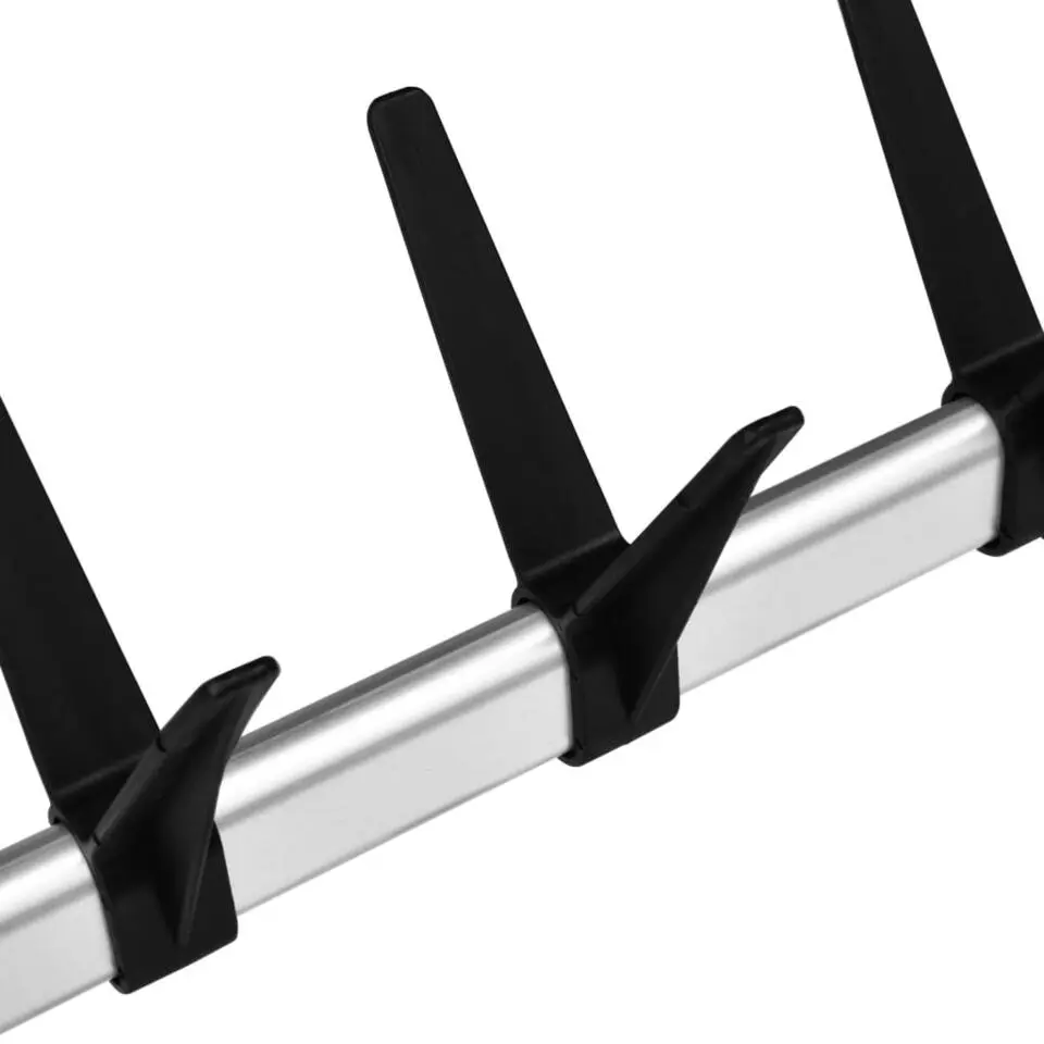 vidaXL - Schoenenrek - Zilver - Aluminium