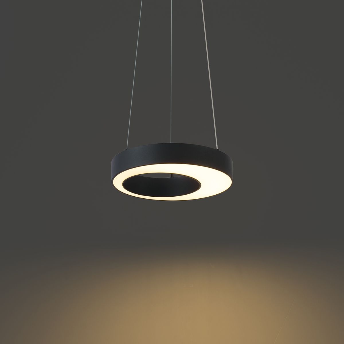Moderne hanglamp zwart 35cm 3-staps dimbaar - Organici