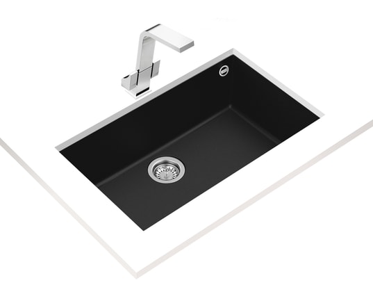 TEKA - Evier sous plan Square 72.40 TG N, sous plan , 76 cm