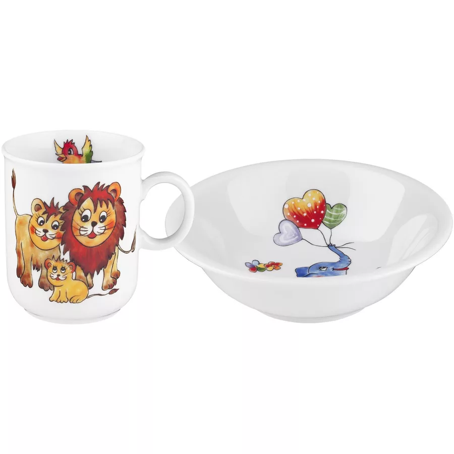 Seltmann Weiden Kindergeschirr Set Compact Bunte Tierwelt bunt