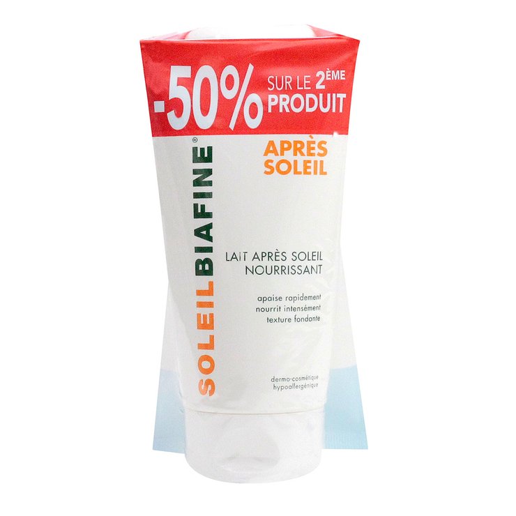 Lait après-soleil nourrissant 2x150ml dont -50% sur le 2ème