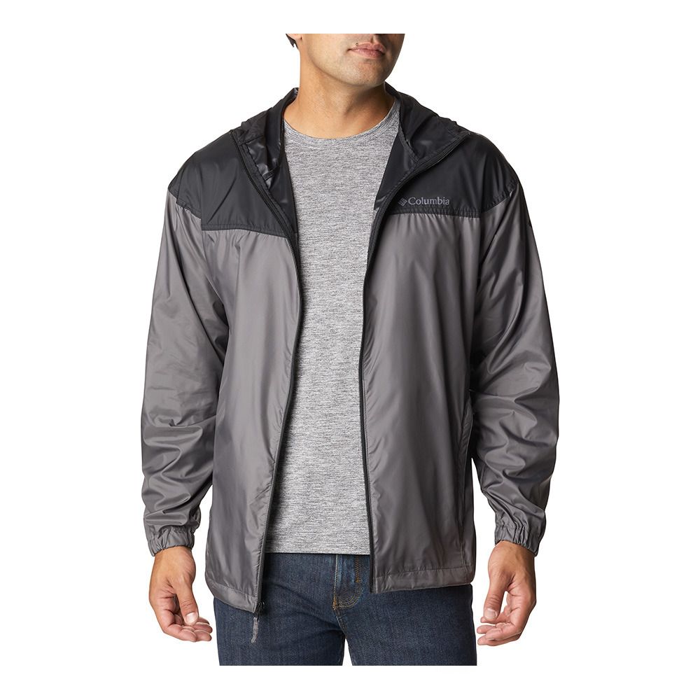 Columbia FLASH CHALLENGER NOVELTY WINDBREAKER - Veste Homme city grey/black
