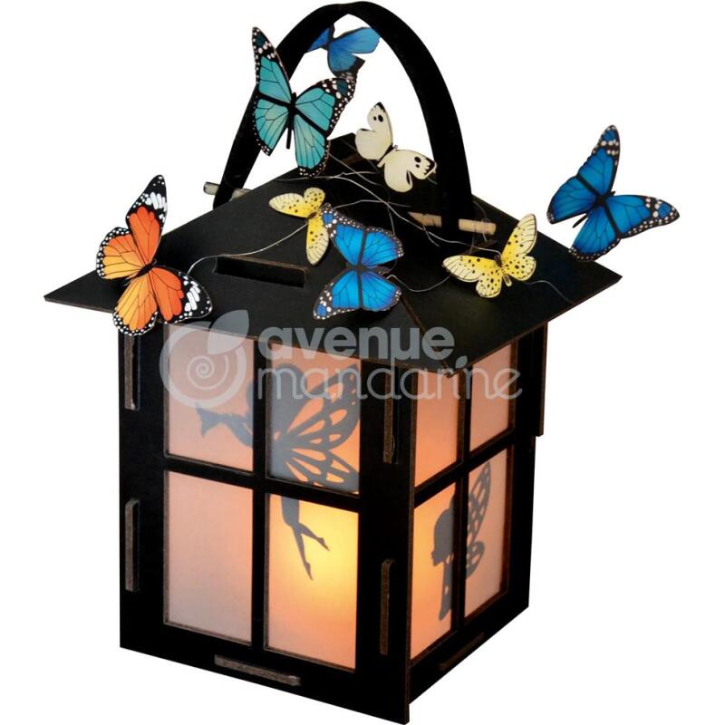 Boîte créative, Lanterne à construire - Bleu