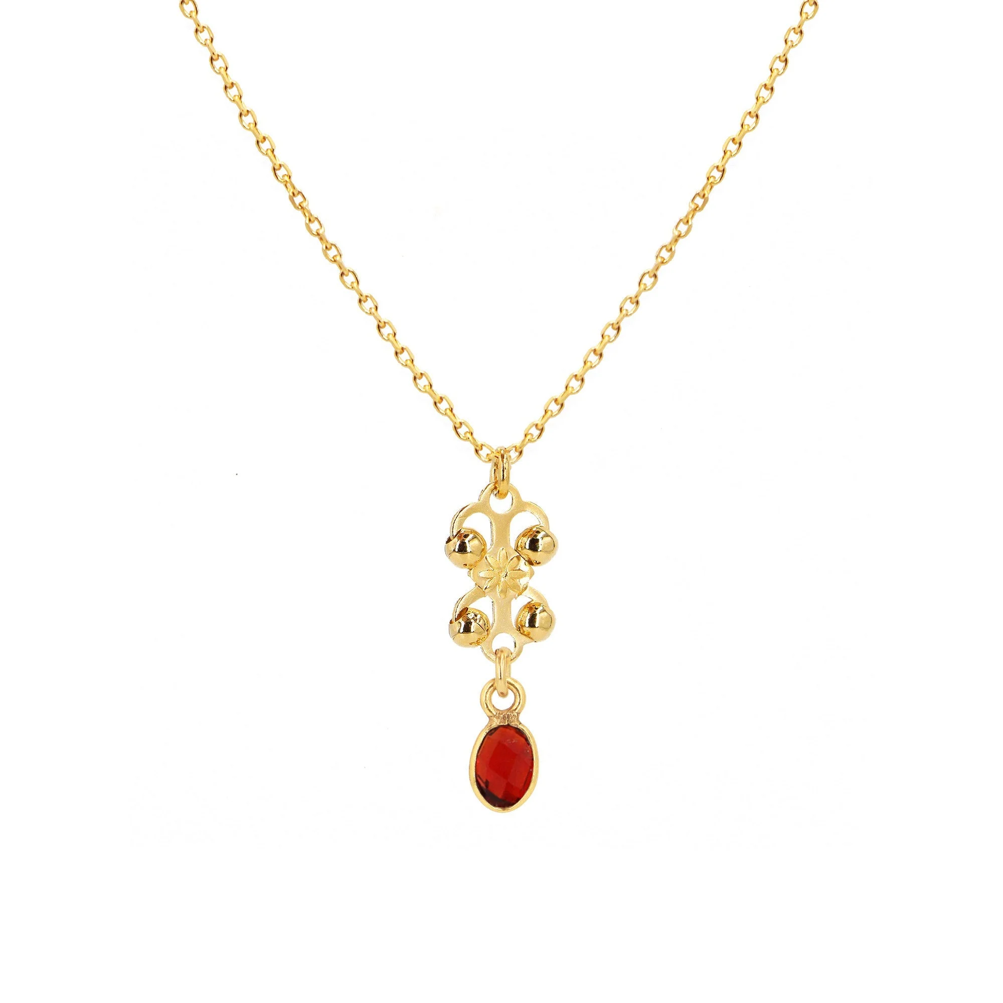 FARAH - Collier | Rouge