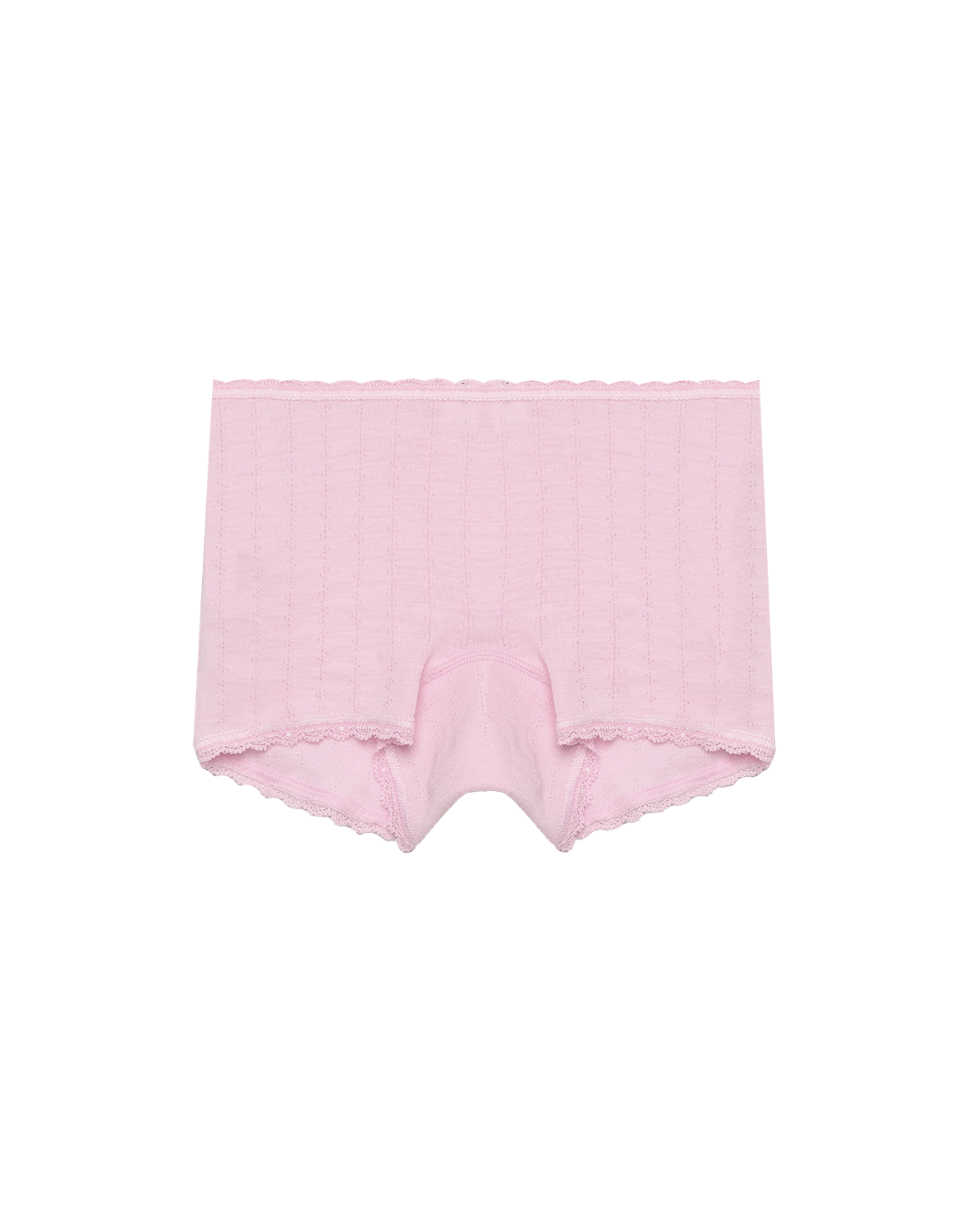 Pointelle hipster van merinowol/zijde voor kinderen