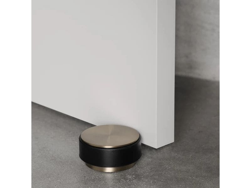 Blomus Türsicherung Stop 1 kg, Gold/Schwarz Türstopper