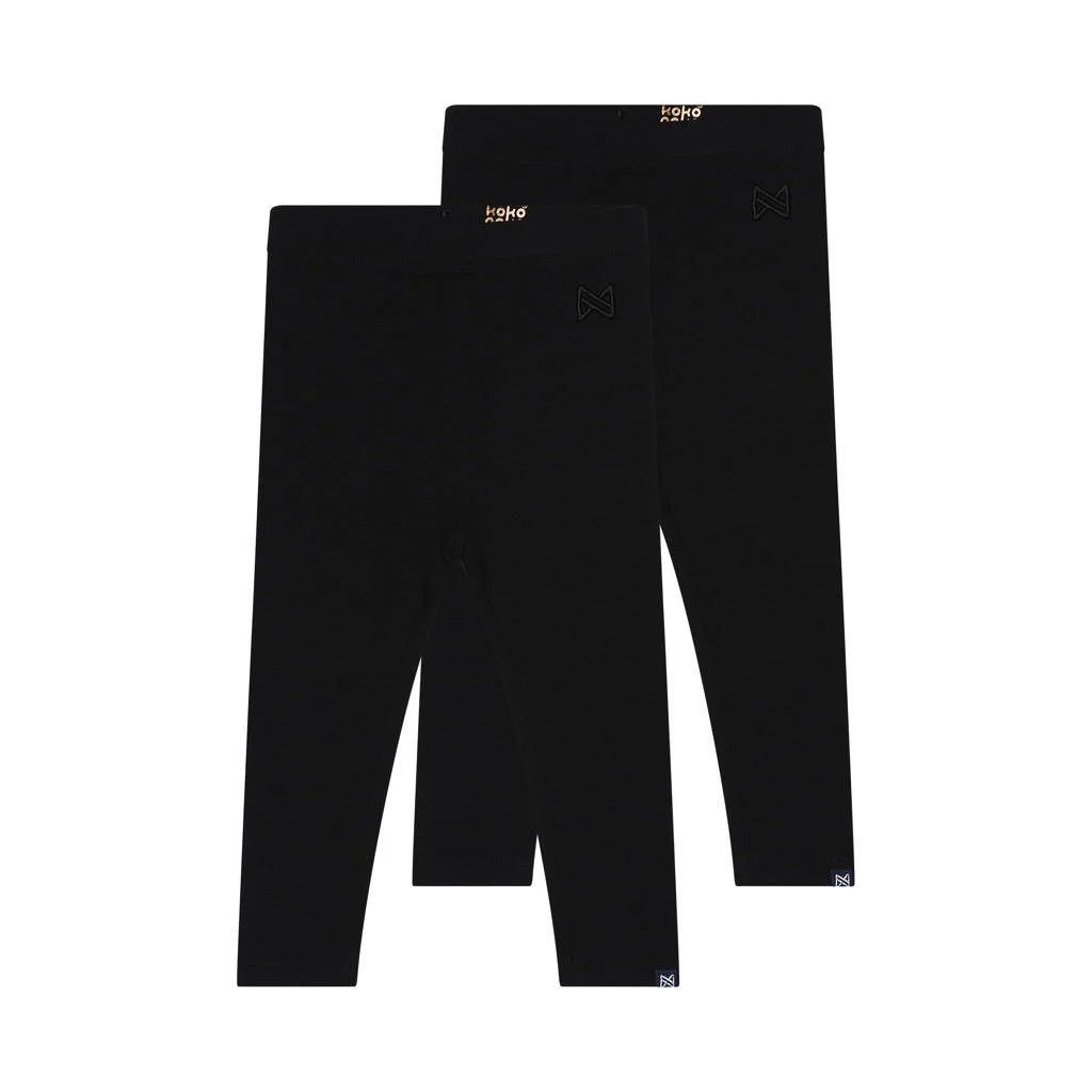 Koko Noko legging Nadia - set van 2 zwart