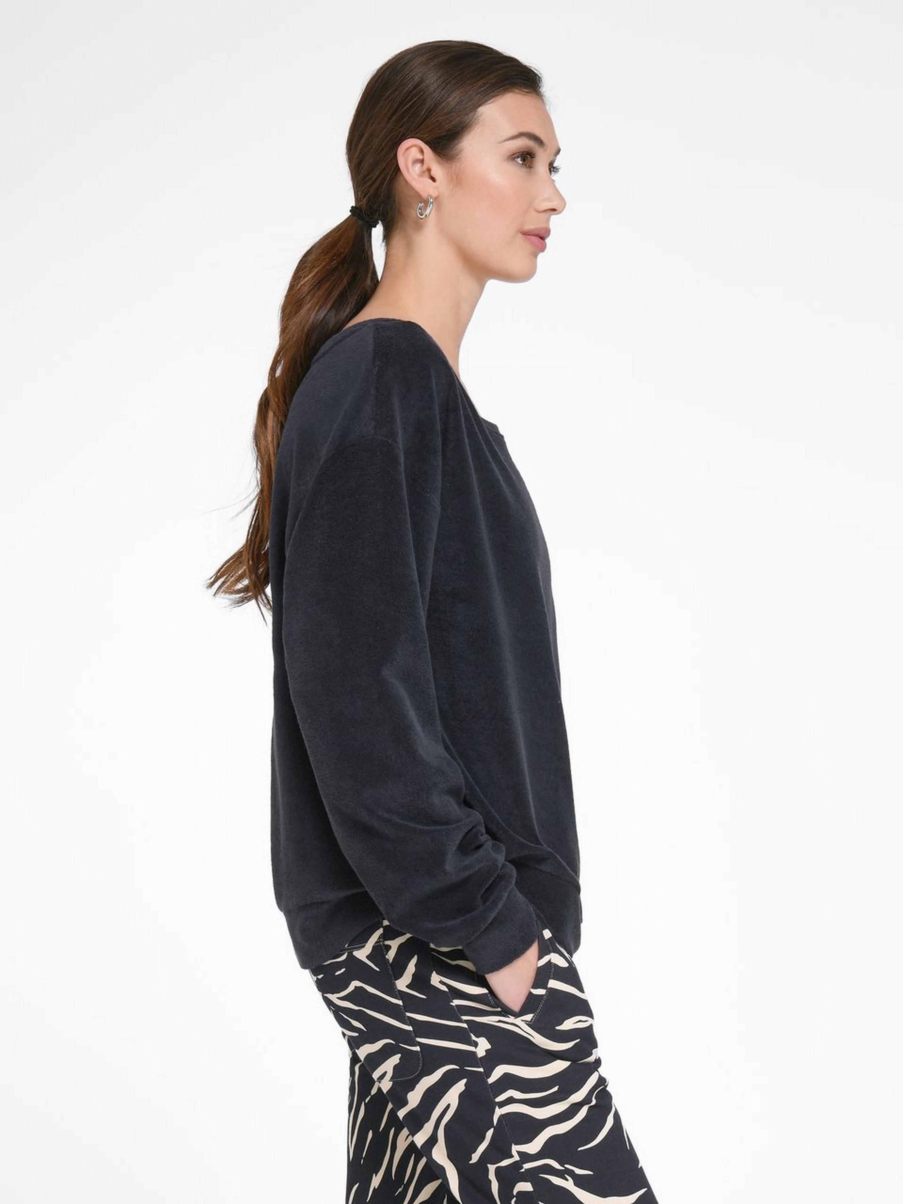 Frottee-Sweatshirt