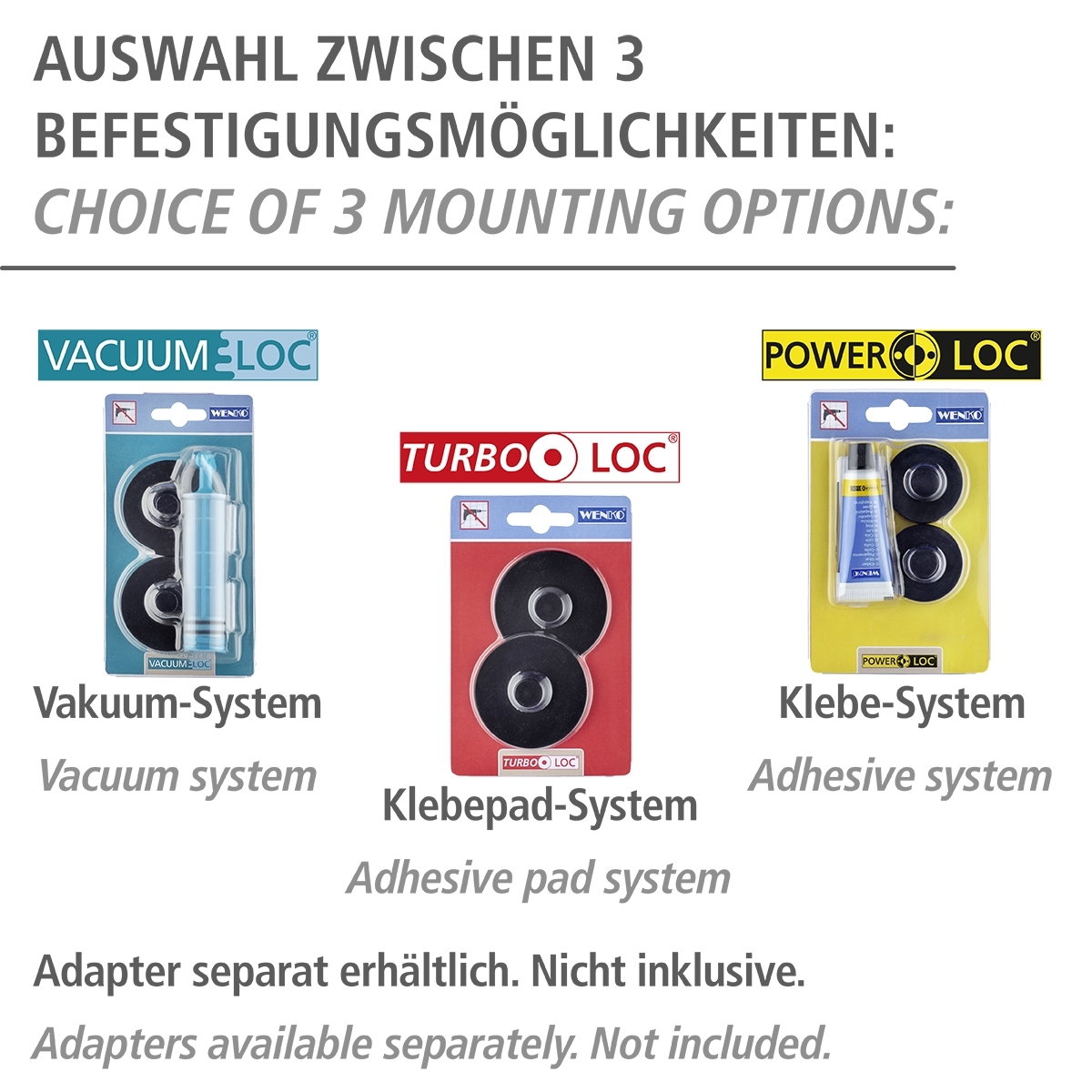 Wenko Classic Plus hoekrek 2-laags zwart