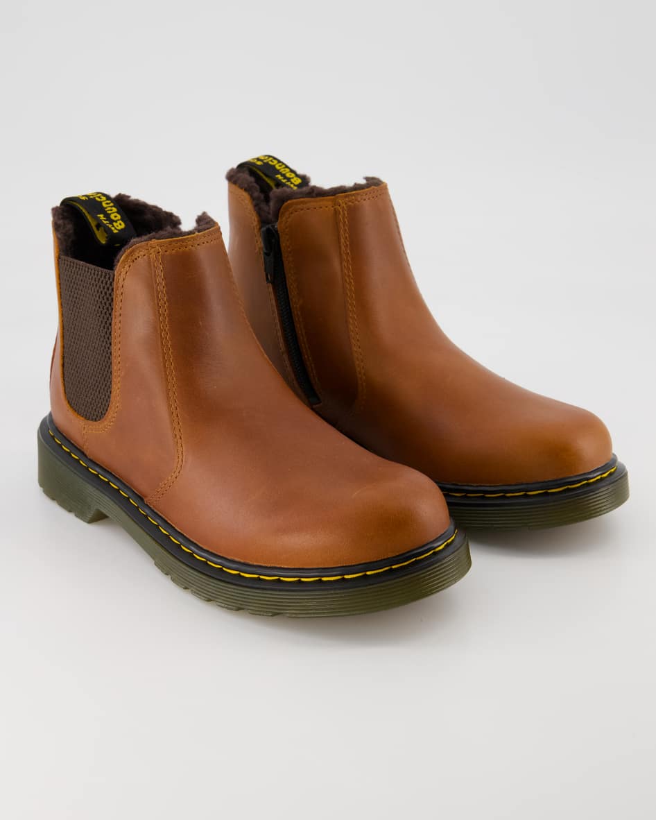 Dr. Martens Juniors Chelsea Boot Winterstiefel in Braun