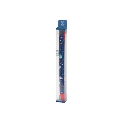 Legami - Stylo à bille 2 couleurs - motif space