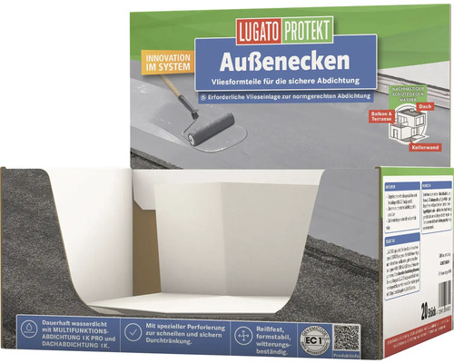 Lugato buitenhoek polyester naaldviltvlies voor Protekt afdichtingssysteem