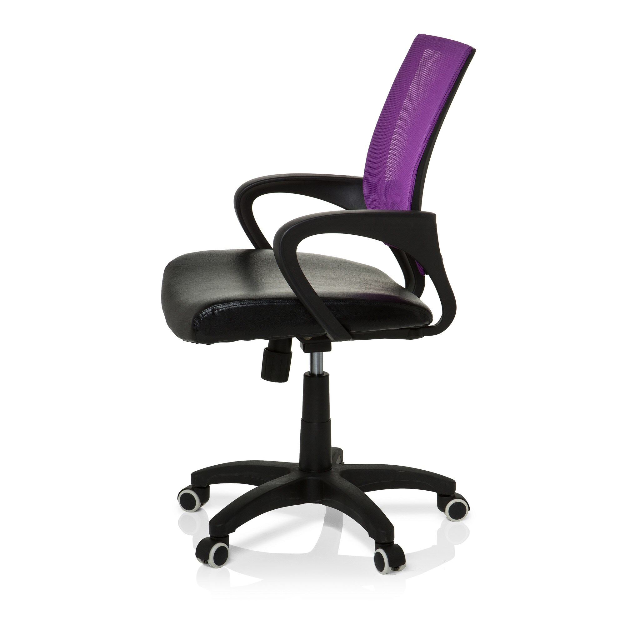 Home Office Bürostuhl VISTO NET Kunstleder mit Armlehnen hjh OFFICE