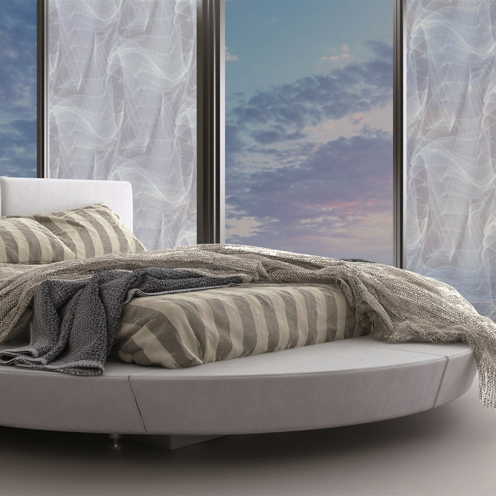 d-c-fix Murano Raamfolie - 45x150cm - Melkglas - Patroon - Statisch