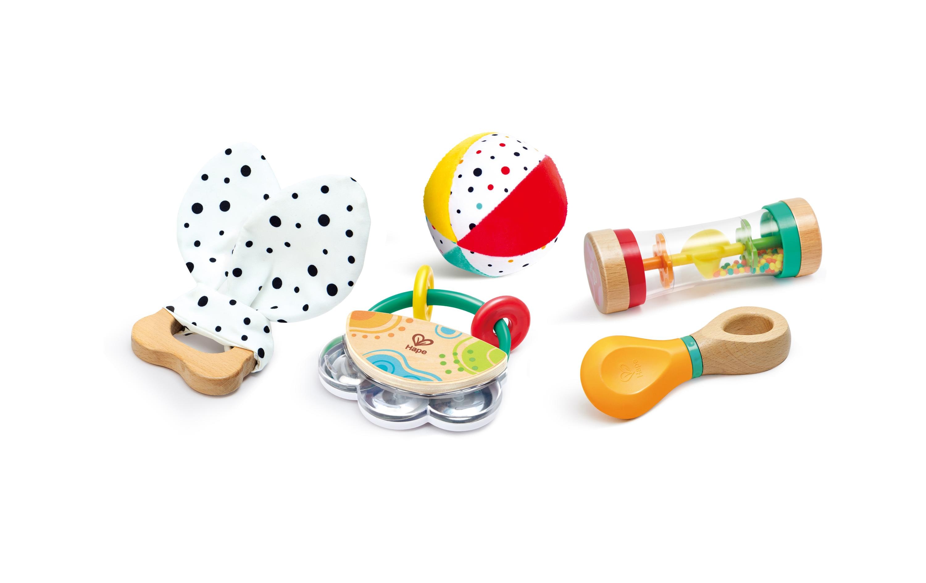 Musikspielzeug 5-in-1-Baby-Sensorik-Set 5-tlgSpielzeugset fördert die sensorische Entwicklung