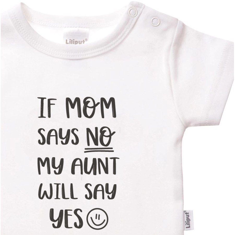 Liliput Shirtbody If Mom says no weiß