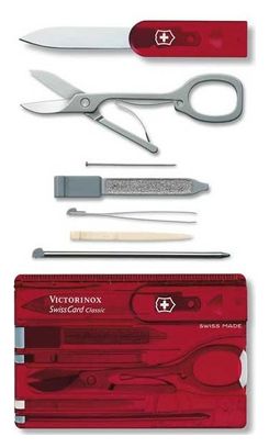 SwissCard Classic Victorinox bleue