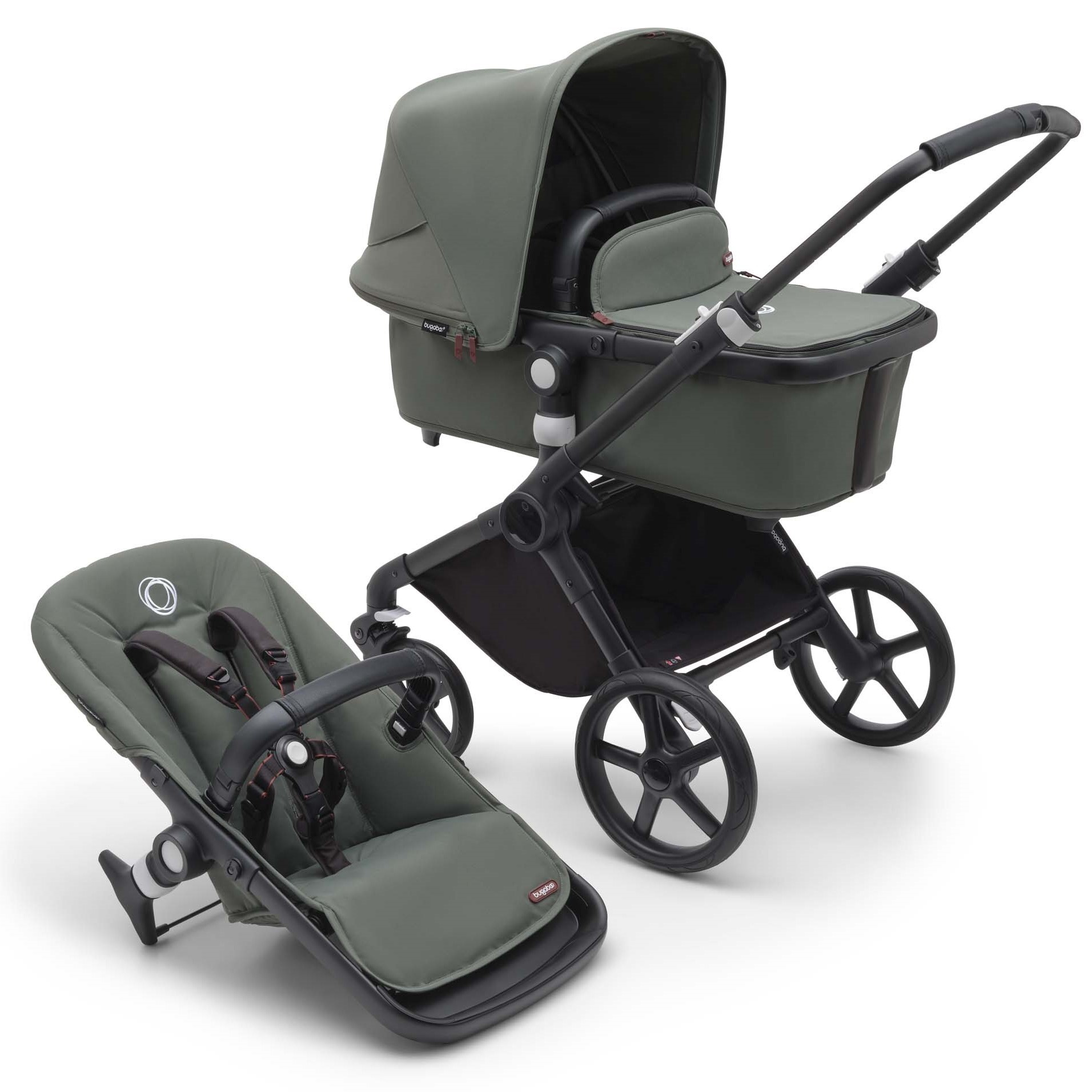 Bugaboo Fox Cub Black Forest Green - kinderwagens - Prénatal