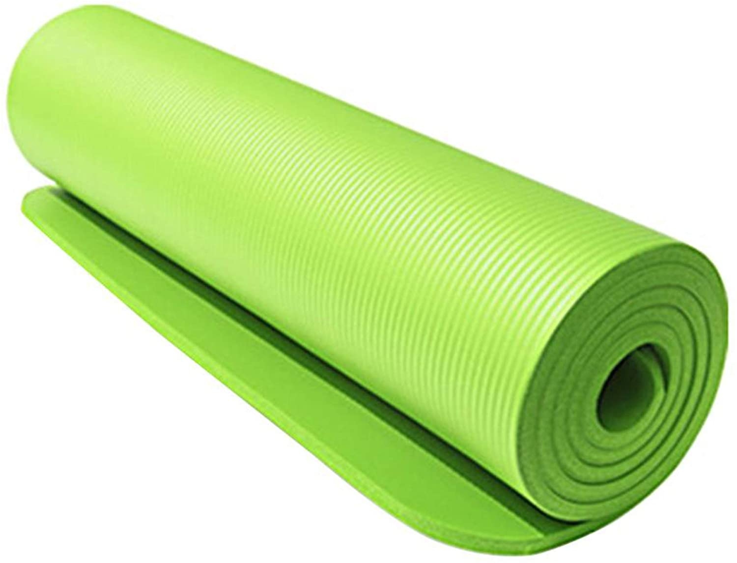 (183x61x1cm) Fitness Yogamatte Pilates Gymnastikmatte Workout Übungsmatte - Grün