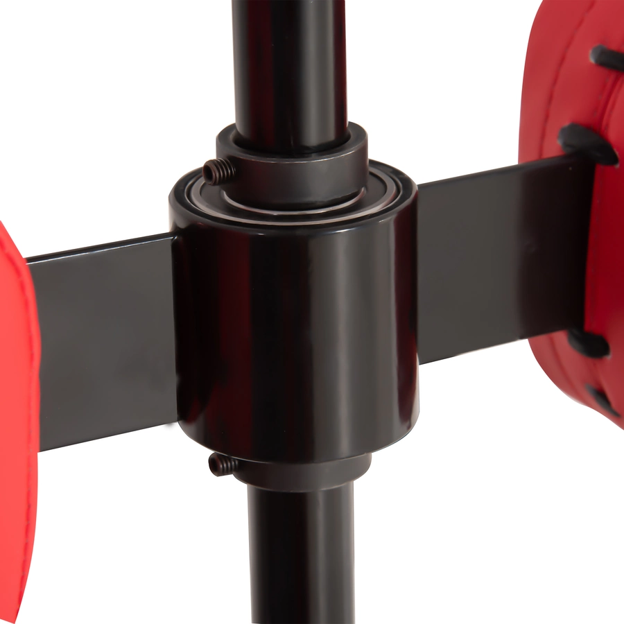 HOMCOM Kampfsporttrainer mit 360-Grad Drehung rot