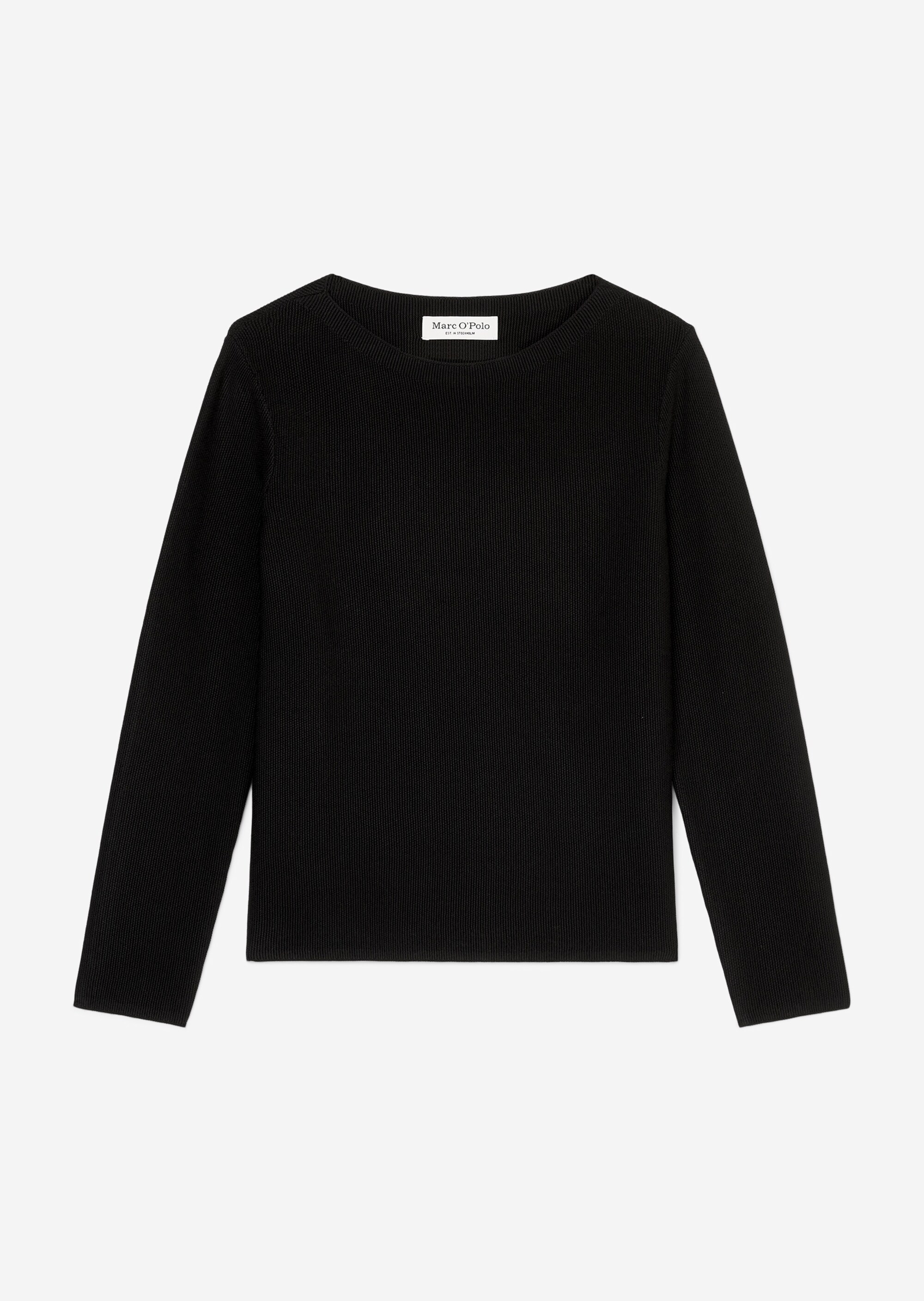 Pullover mit Reiskorn-Struktur aus softem Organic Cotton