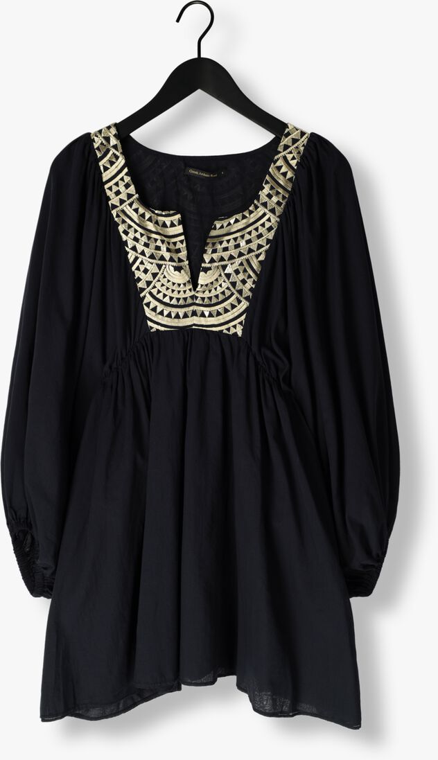zwarte greek archaic kori mini jurk 330432