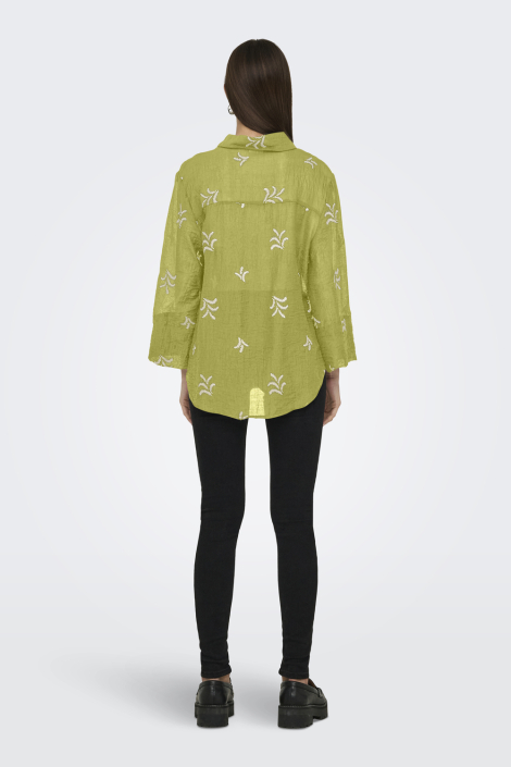 Jacqueline de Yong groene dames blouse