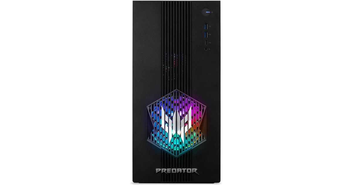 AcerPredator Orion 3000 665 I75061G gaming pc  (Zwart | Core i7-14700F | RTX 5060 | 16 GB | 1 TB SSD)