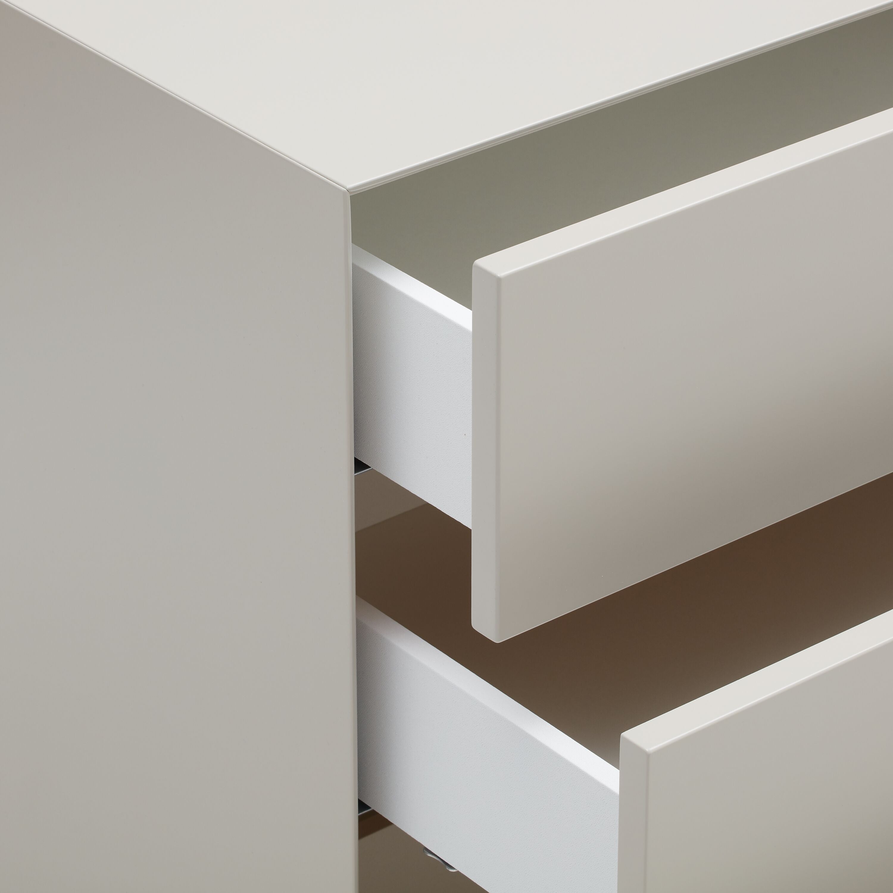 LUX Kommode - Taupe / B: 120.0 cm x T: 46.0 cm x H: 68.0 cm