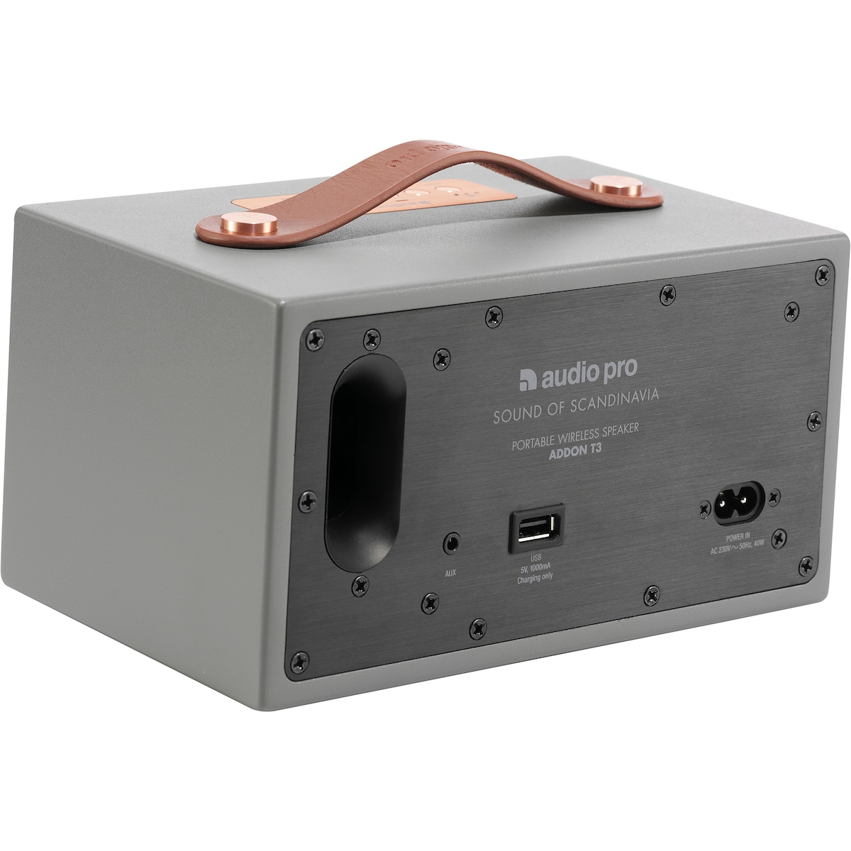 Audio Pro Addon T3 Plus bærbar høyttaler (grå)
