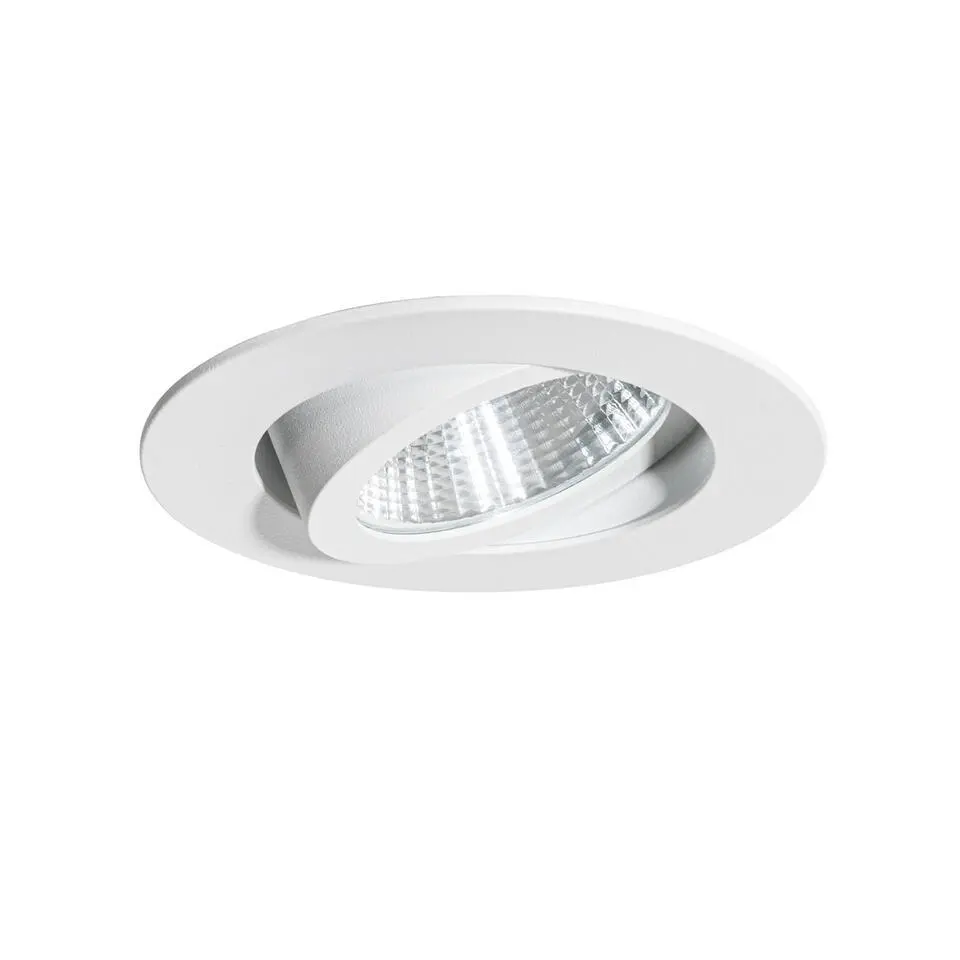 Qazqa professional inbouwspots gaius wit geïntegreerde led