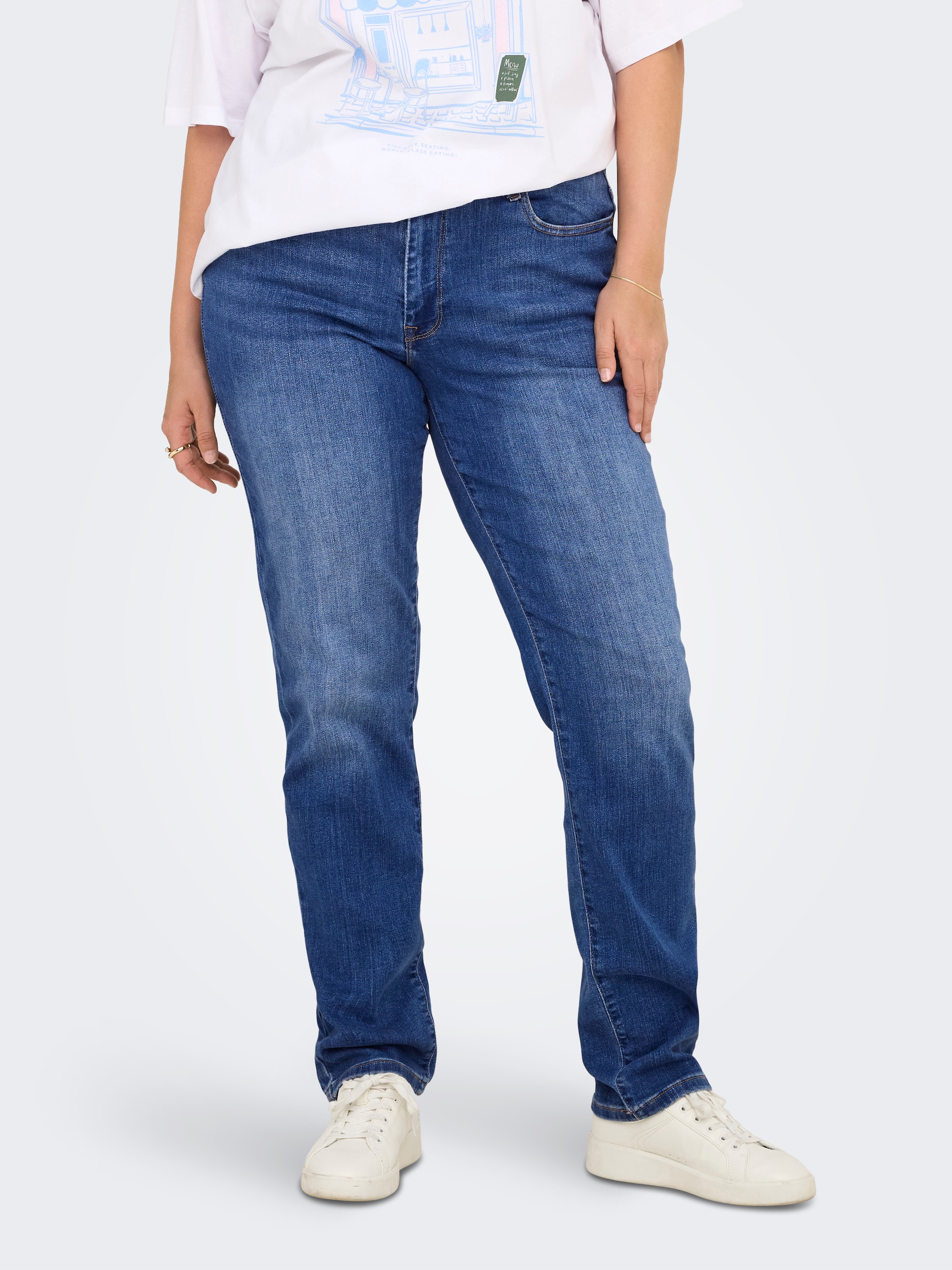 ONLY CARMAKOMA Slim-fit-Jeans »CARSUI MID SLIM DNM DIA364«