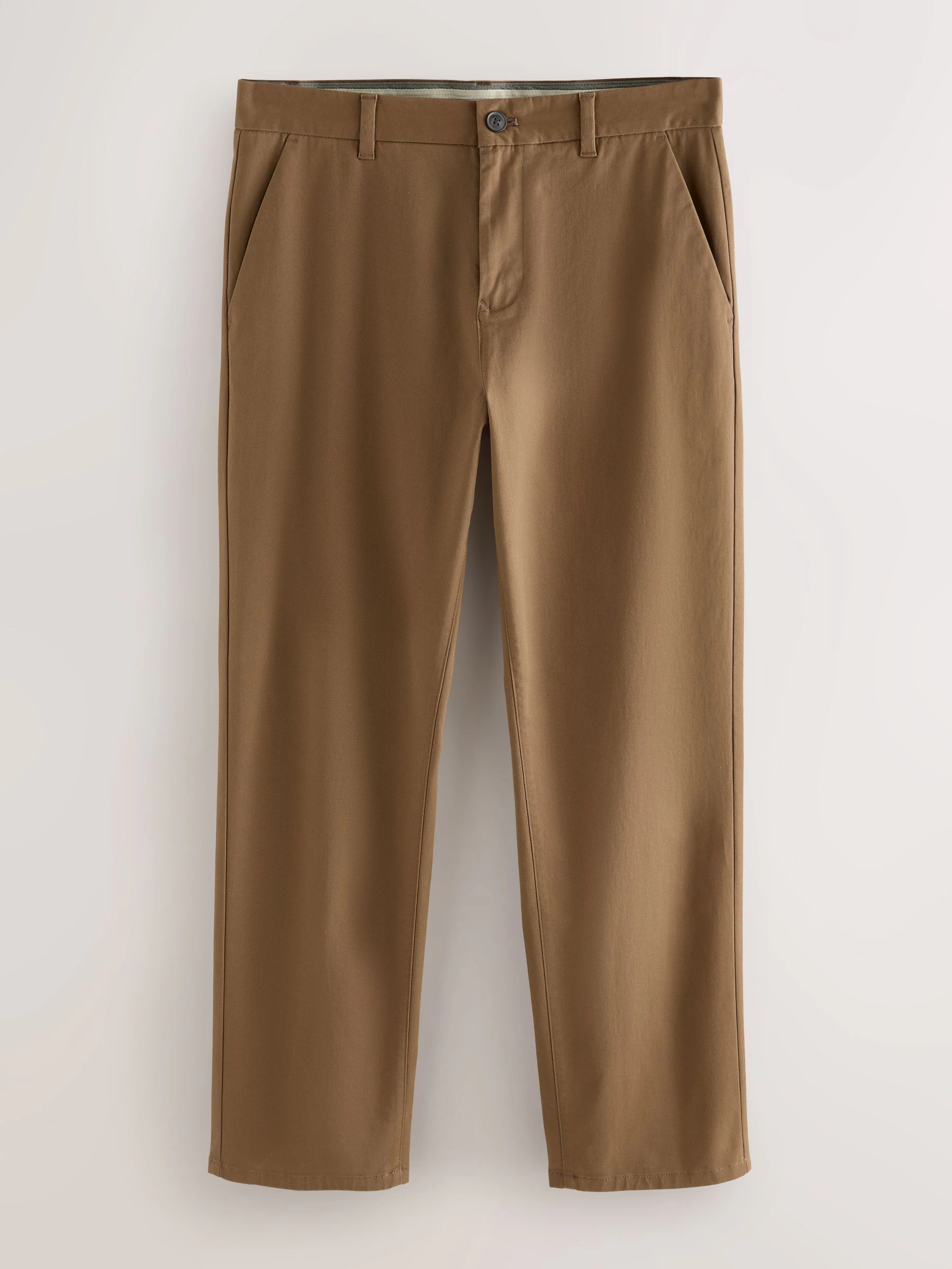 Lichtbruin - Straight fit - Stretchy chino