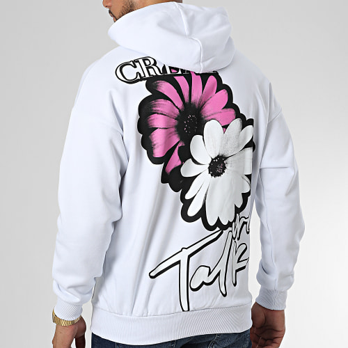 Sweat Capuche LL691 Blanc