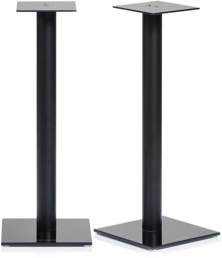 NorStone Epur Stand Noir satin (la paire) Pieds pour enceintes