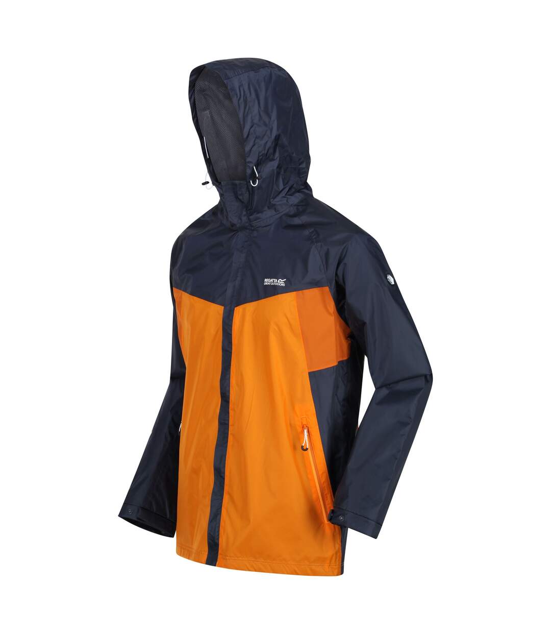 Regatta - Veste imperméable DRESFORD - Homme (Gris foncé / Orange) - UTRG7711
