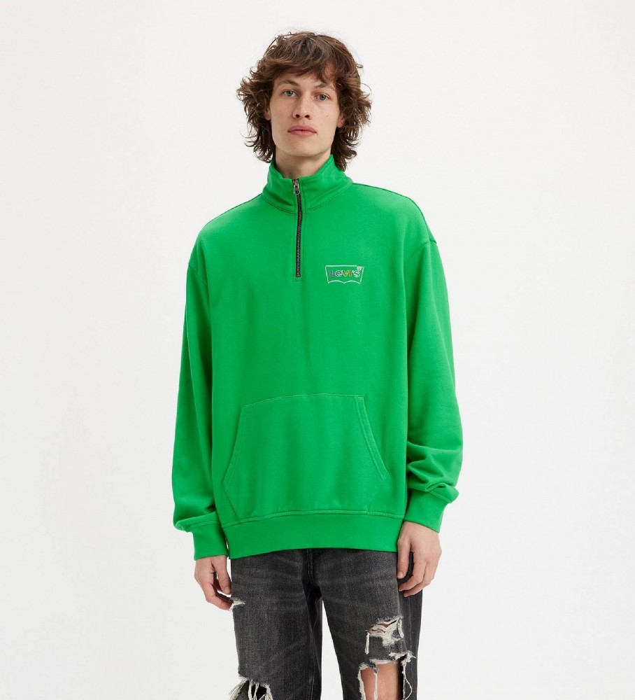 Moletom Levi's Relaxed Graphic com Zíper, Verde