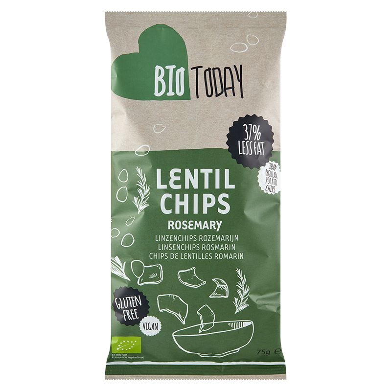 Bio Today Lentil chips rosemary