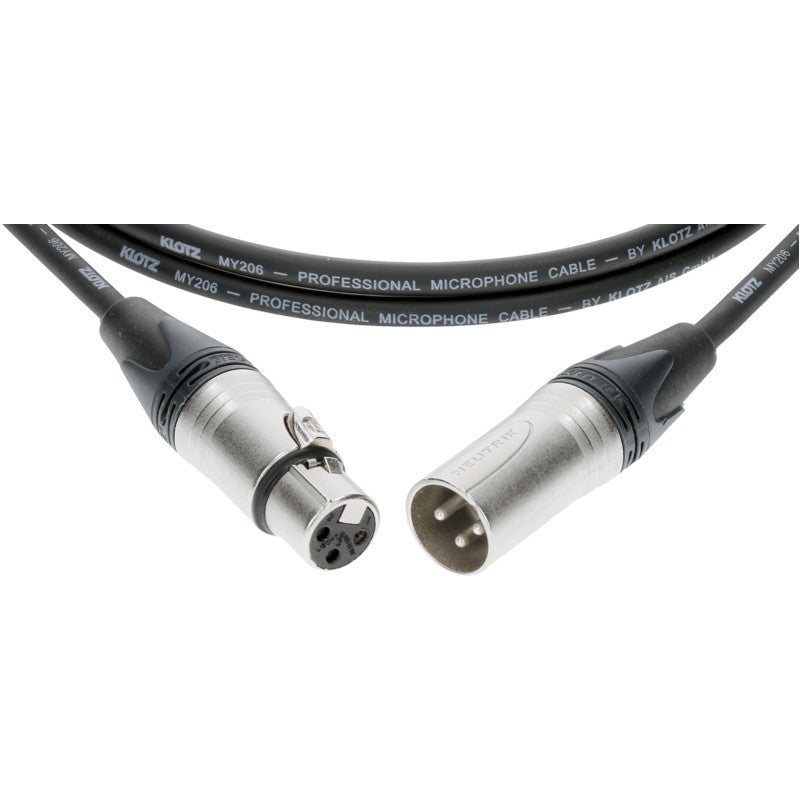 Klotz 3XM1S1N200 M1 microfoonkabel Neutrik nikkel 3p XLR 20m