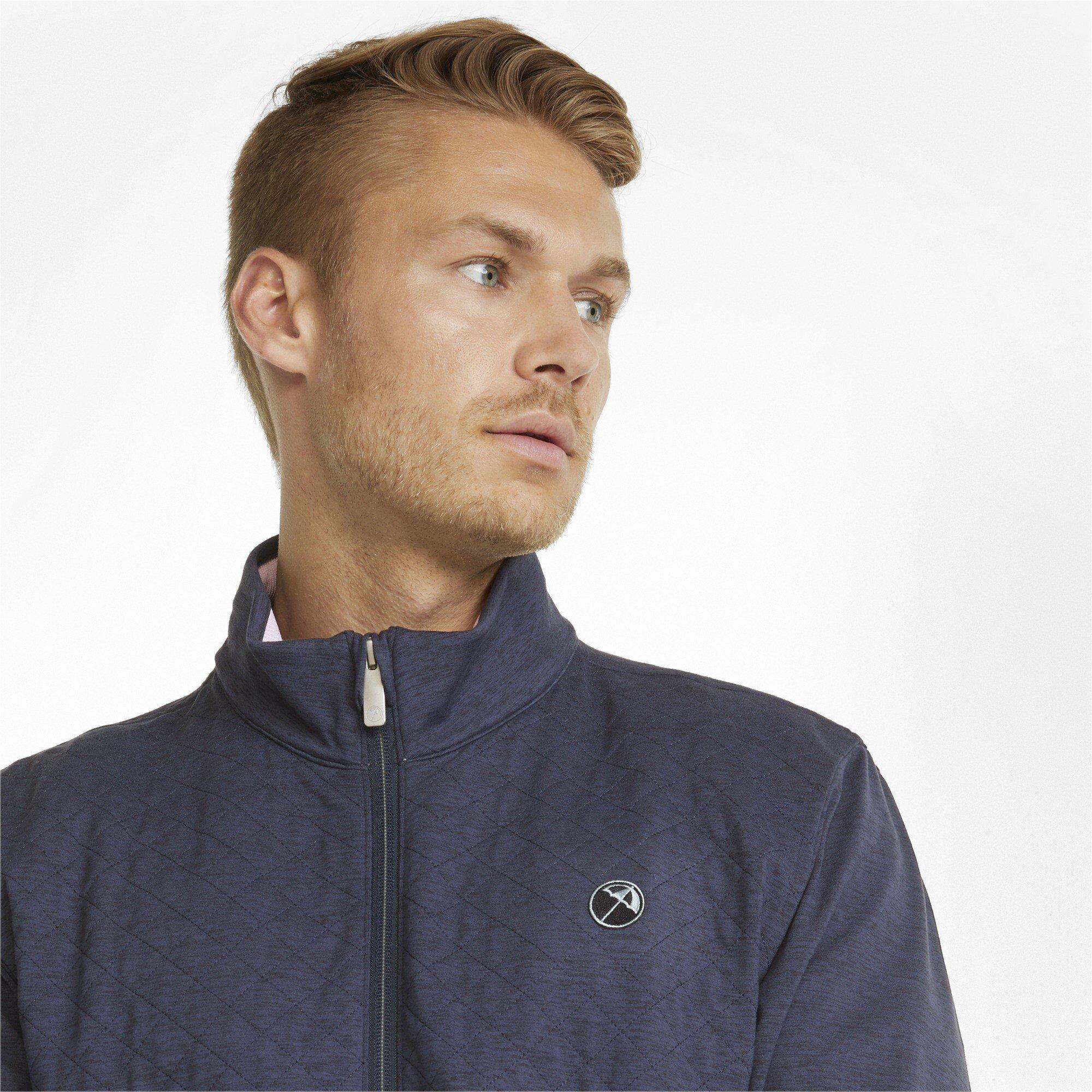 Puma Puma Ap Cloudspun Castle 1/4 Zip Fleece Mens