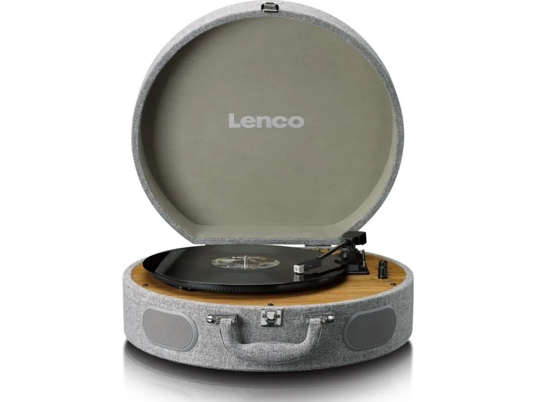 Lenco LS-66GY - grammofon til głośnikami og wkładką AT-3600