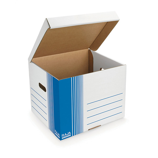 Caisse multi-usage à montage instantané RAJA 38x35x29 cm, lot de 10