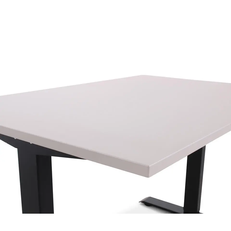 MRC EASY Zit-Sta Bureau – Elektrisch Verstelbaar – 140x80 cm – Blad Sand Grey
