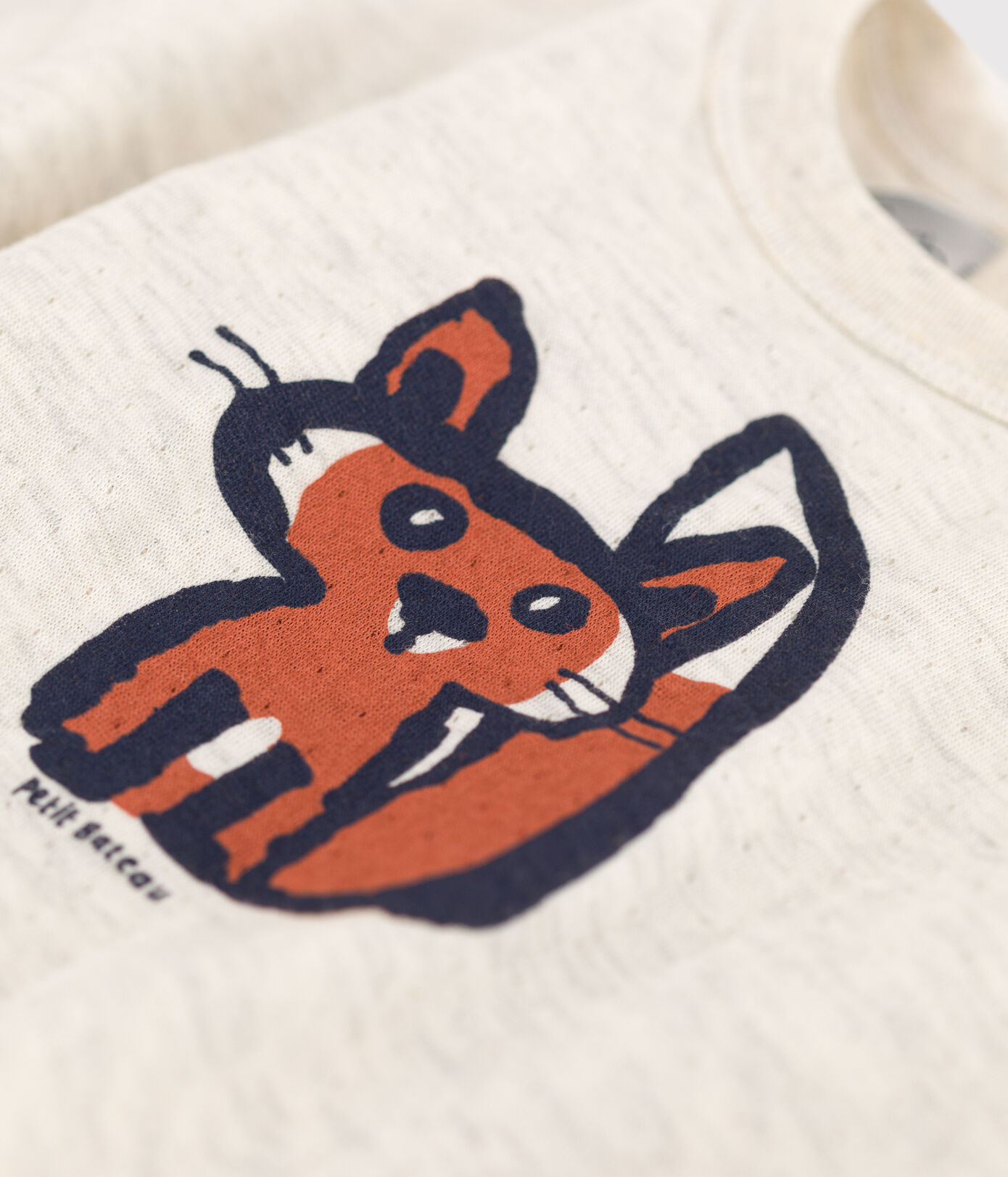 Tee-shirt manches longues bébé en tubique